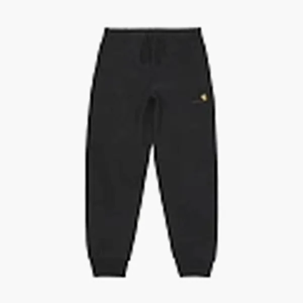 Carhartt WIP Logo Sweatpants Black