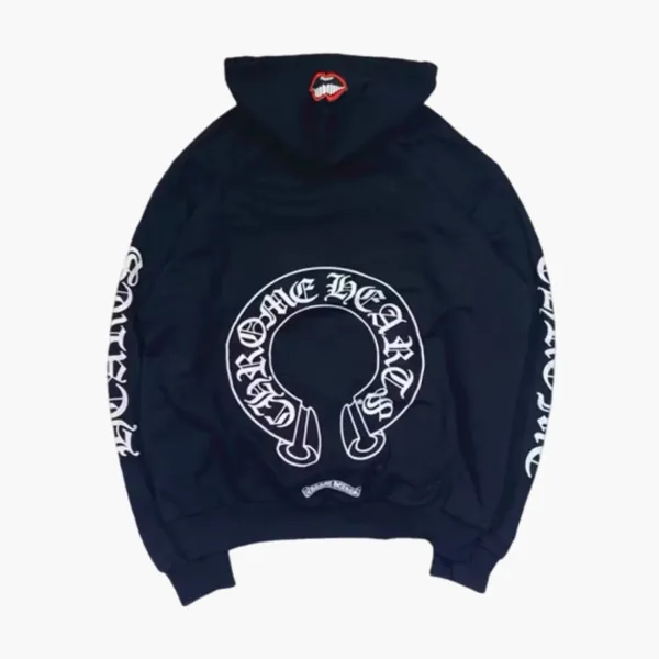 Chrome Hearts Matty Boy Chomper Horseshoe Hoodie Black