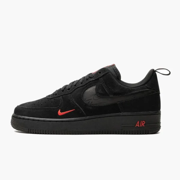 Air Force 1 Low Multi Swoosh Black Crimson