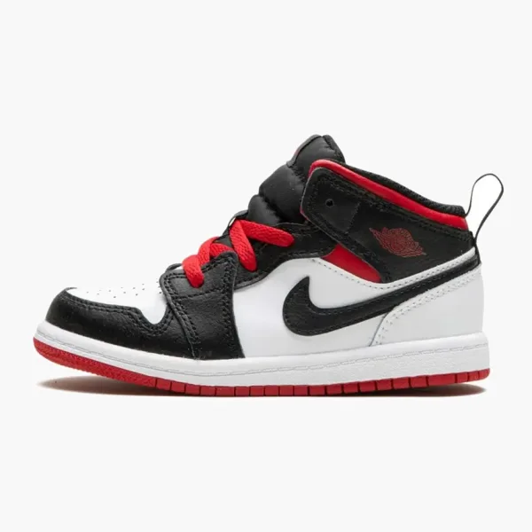 Air Jordan 1 Mid TD White / Black / Gym Red