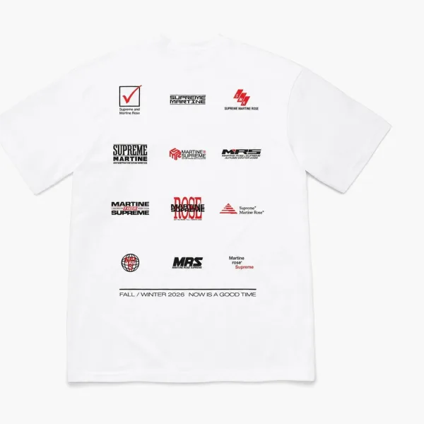 Supreme x Martine Rose Now Tee White