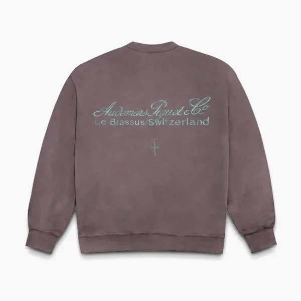 Cactus Jack by Travis Scott x Audemars Piguet Logo Crewneck II "Purple"