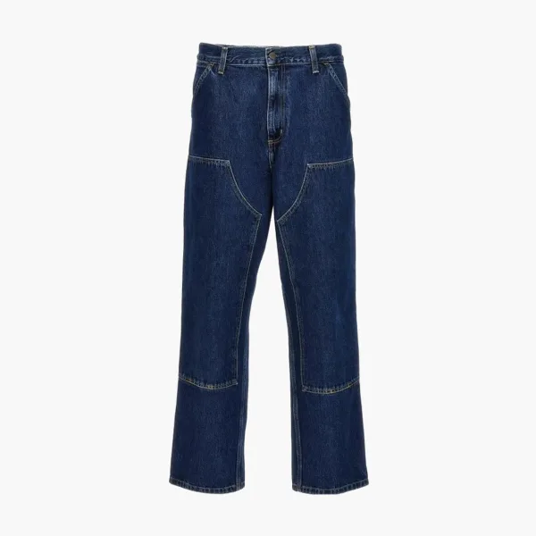 Carhartt WIP Double Knee Pants Dark Blue Denim