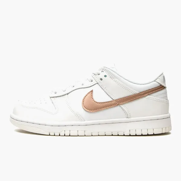 Nike Dunk Low GS White / Metallic Red Bronze