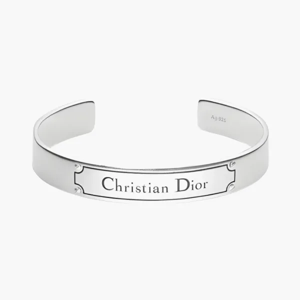 Dior Men FW24 Bangles Silver