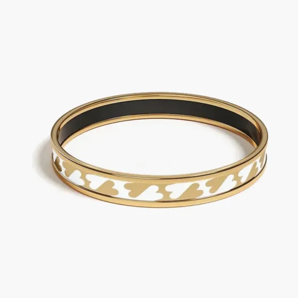 Hermès Palmettes Composees bangle Gold