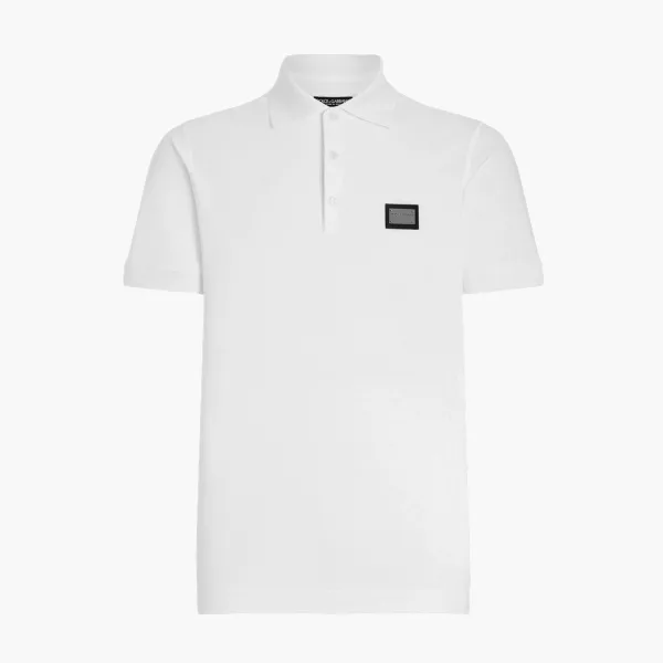 Dolce&Gabbana Cotton Polo-Shirt White