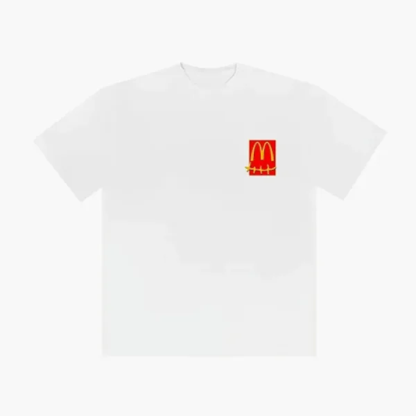 Travis Scott X Mcdonald's Action Figure Series T-shirt White