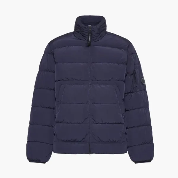 C.P. Company Chrome-r Quilted Nylon Down Jacket Blue