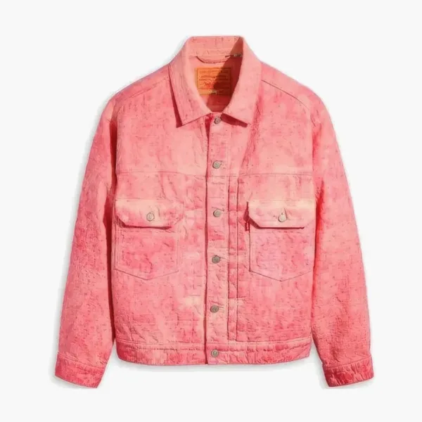 Stussy X Levi's Jacket Pink