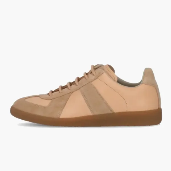 Maison Margiela Replica Nappa Leather Sneakers Beige