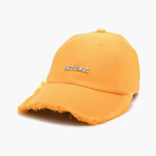 Jacquemus Baseball Cap Fur Orange