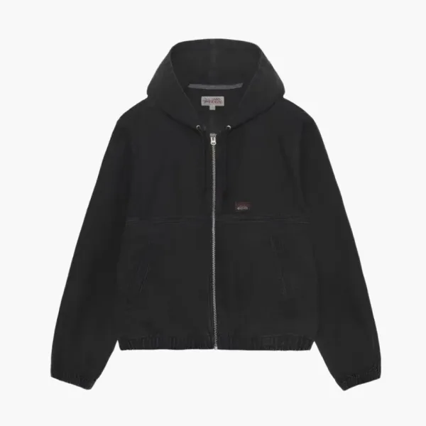 Stussy Zip Hoodie Black