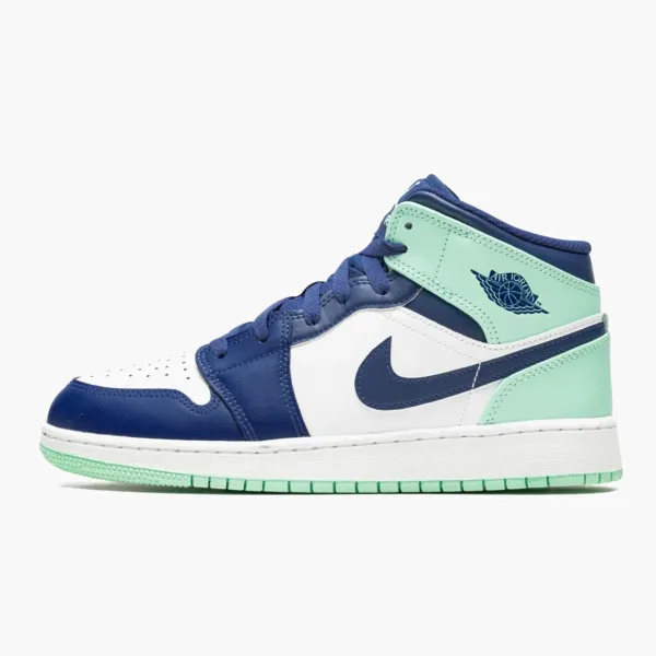 Air Jordan 1 Mid GS Blue Mint