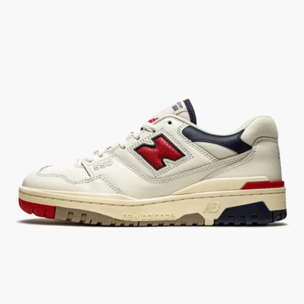 New Balance 550 Aime Leon Dore - White Navy Red