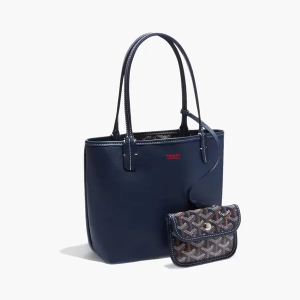 Goyard Anjou Tote Mini Navy Blue