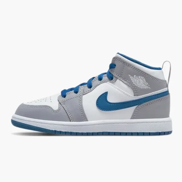 Air Jordan 1 Mid PS True Blue Cement