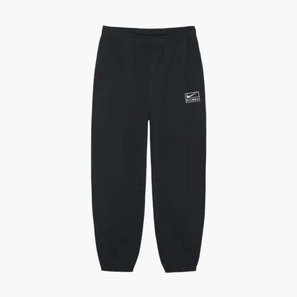 Stussy x Nike Stone Washed Fleece Pant Black