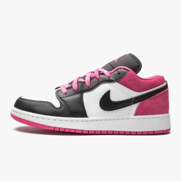 Air Jordan 1 Low SE GS Black / Active Fuchsia