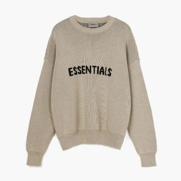 Essentials Knit Pullover Sweater Linen