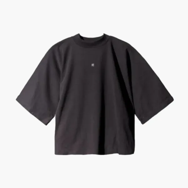 Yeezy X GAP X Balenciaga Logo No Seam Tee Black