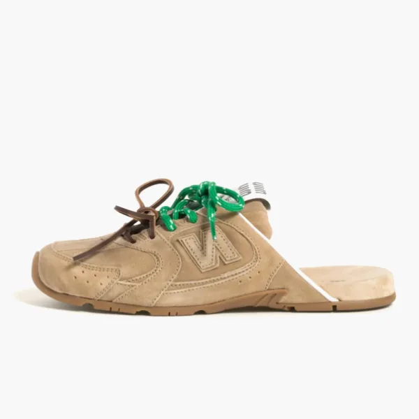 New Balance X Miu Miu 530 SL Faded Suede Mules WMNS Ecru