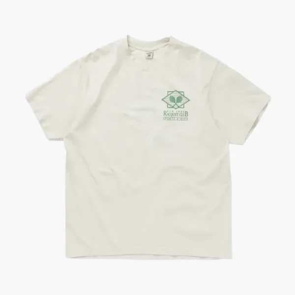 Sporty & Rich Public Racquet Club Short-Sleeve T-Shirt Cream