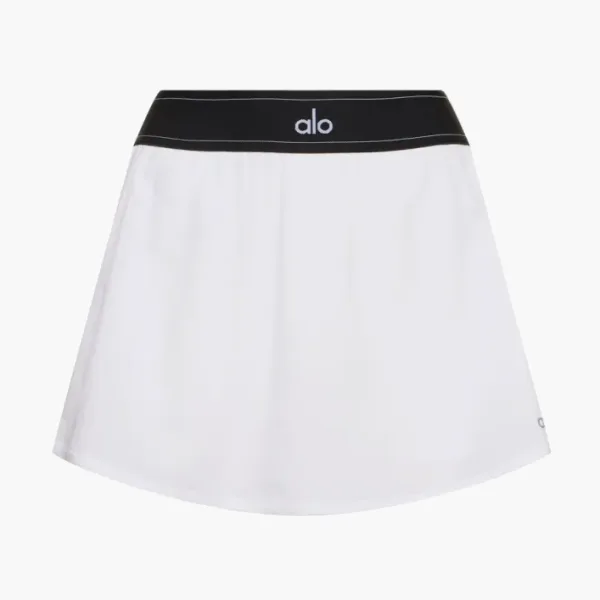 Alo Yoga Match Point Tennis Skirt White