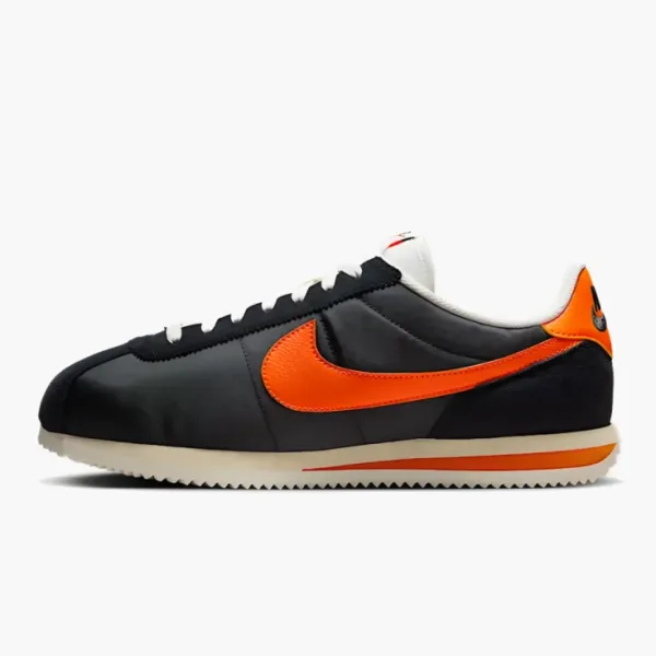 Nike Cortez TXT Black Safety Orange