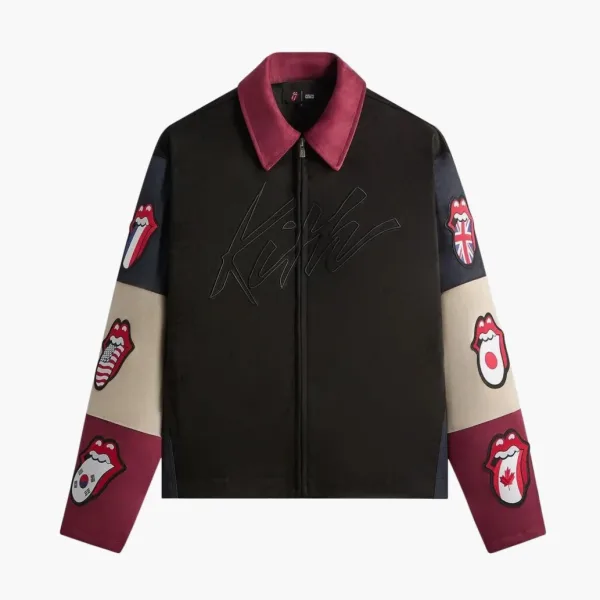 Kith x The Rolling Stones Microsuede Owen Jacket Black