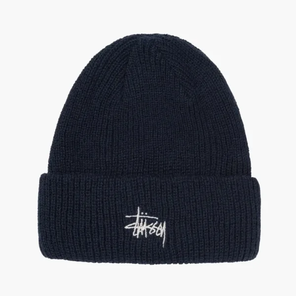 Stussy Basic Cuff Beanie Navy