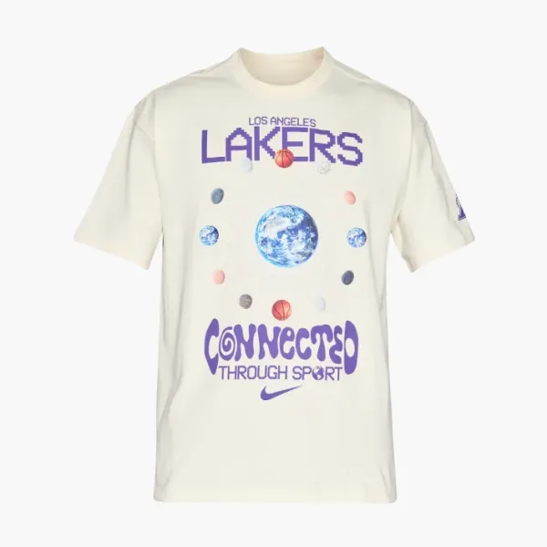 Nike x Los Angeles Lakers Max90 Men's T-Shirt Solid Color