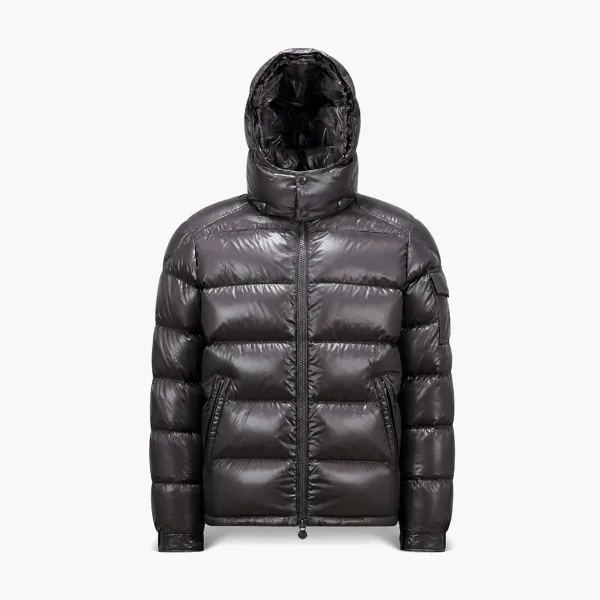Moncler Maya Short Down Jacket Dark Gray