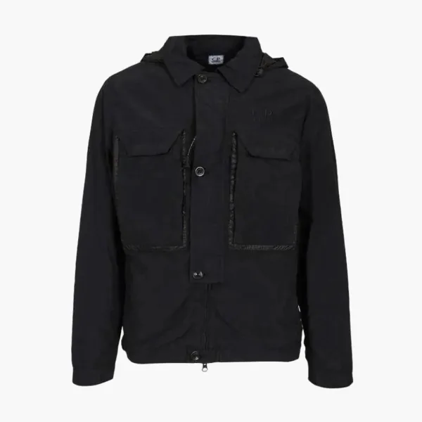 C.P. Company Flatt Nylon Jacket Black