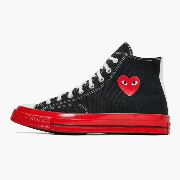 Comme des Garcons Play x Converse Chuck 70 High Black Red