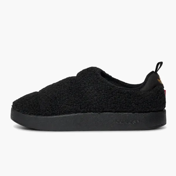 Adidas Puffylette Black Gold Fleece