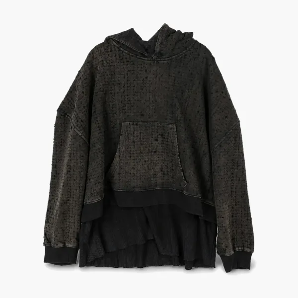 ARNODEFRANCE Broken Loop Hoodie Brown