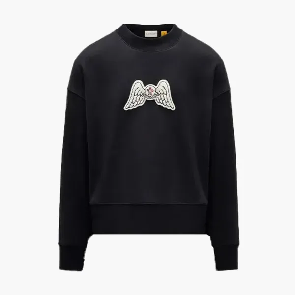 Moncler x Palm Angels Wings Sweatshirt Black