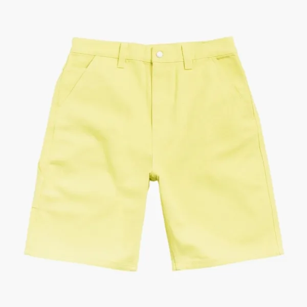 Stussy Canvas Work Shorts Yellow