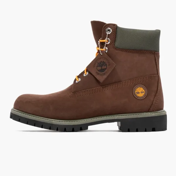 Timberland Premium 6 Inch Waterproof Boots Brown Orange