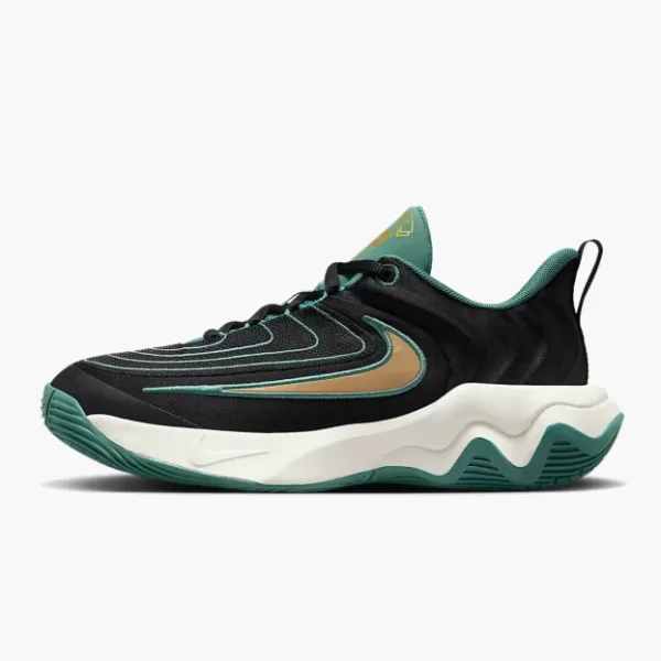 Nike Giannis Immortality 4 GS  Black Bicoastal Pale Ivory Metallic Gold