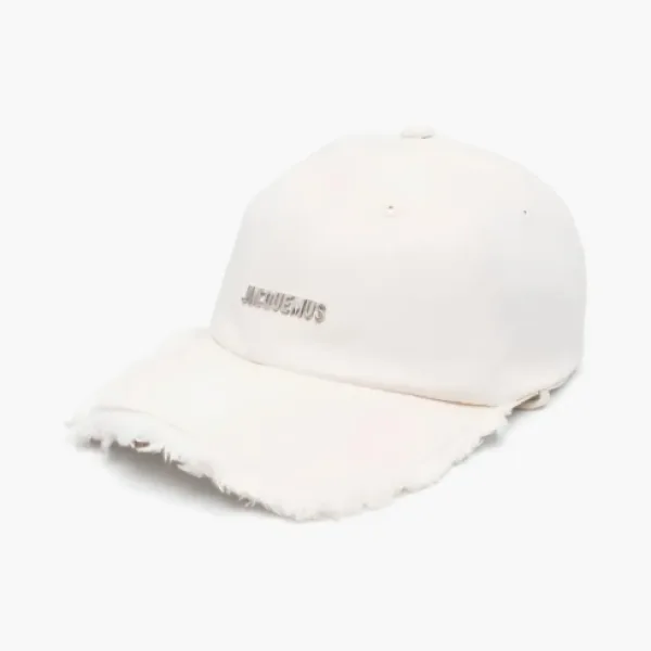 Jacquemus Baseball Cap Fur White