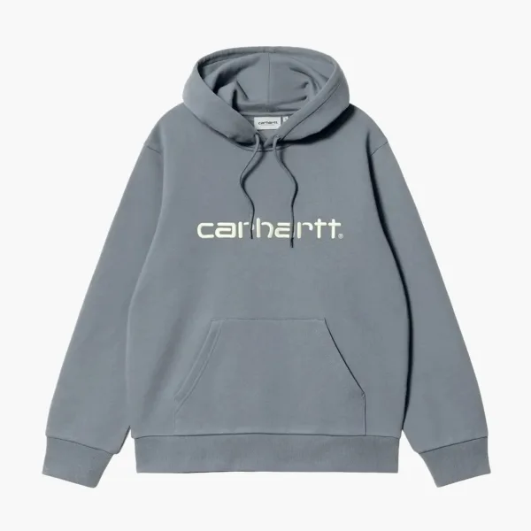 Carhartt WIP Hooded Carhartt Sweatshirt Grey White