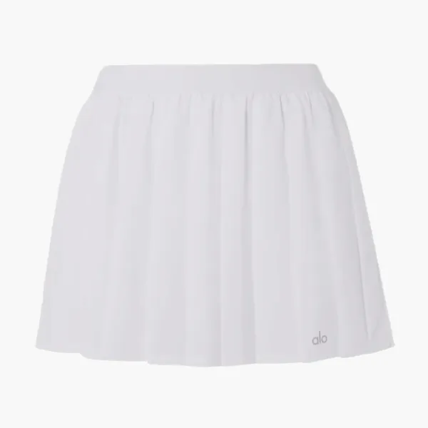 Alo Yoga Varsity Tennis Skirt White