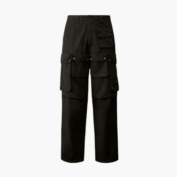 C.P. Company Ripstop Loose Cargo Pants Black