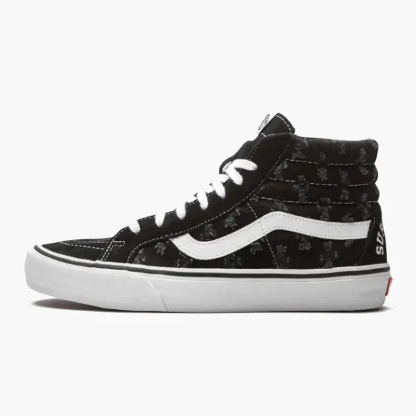 Vans Sk8-hi Supreme - Hole Punch Denim - Black