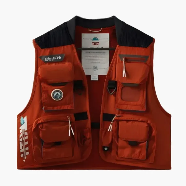 KITH X Columbia Waistcoat Red
