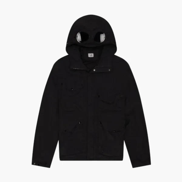 C.P. Company Goggle Hooded Windbreaker Black