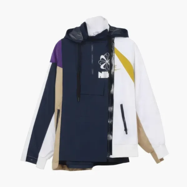 Nike X Sacai Double-zip Jacket Court Purple