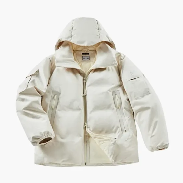 Spyder x C.P. Company Hooded Down Jacket White